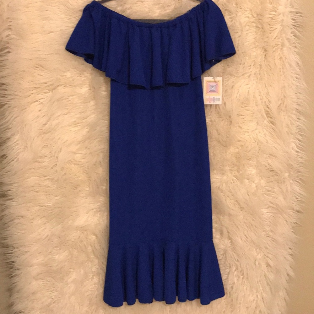 Lula Roe CiCi Dress - Off the shoulder